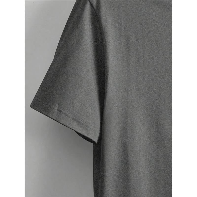 Европейская и американская летняя новая мужская модная повседневная универсальная футболка с круглым вырезом и короткими рукавами с принтом