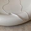Xiaomi Серебряные ожерелья S925 для женщин Простая цепочка Модный минималистичный кулон Большой цилиндрический кулон Подарок на день рождения