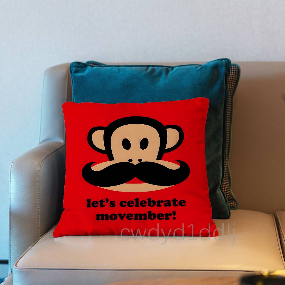 PPaul Monkey FFrank Pillow Case Cover Square Sofa With For Pattern Comfortable Cushion suitable Of Room