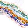 200 шт./пакет 4-9 мм разноцветные бусины в виде цветов, стеклянные бусины лэмпворк для DIY ожерелья, браслета, изготовления ювелирных изделий своими руками 80 см/16