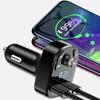 Беспроводной автомобильный комплект Handfree Dual USB Автомобильное зарядное устройство Bluetooth 5,0 FM-передатчик MP3-плеер Модулятор Радио-адаптер Автомобильное зарядное устройство