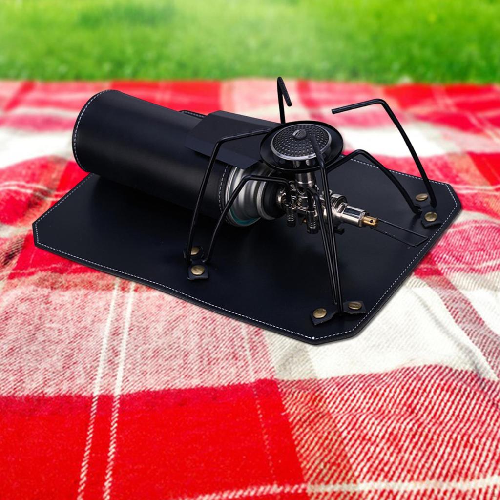 Коврик для печи и чехол для газового баллона, набор фиксирующих накладок, практичные портативные гладкие защитные приспособления для пляжа