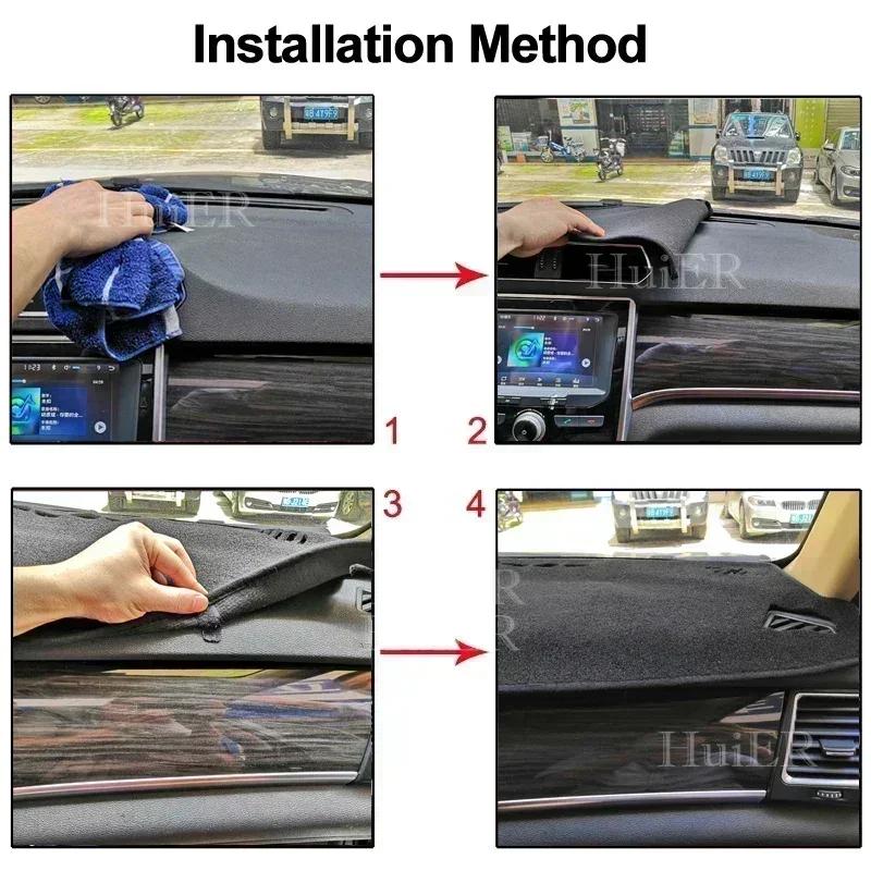 For Dodge Ram 1500 2500 3500 2010-2018 Car Dashboard Cover Dashmat Dash Board Sun Shade Anti-UV Pad Carpet Interior Accessories