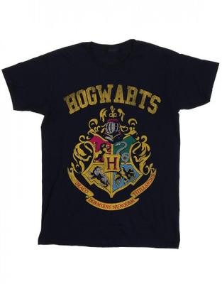 Женская/дамская футболка Hogwarts Varsity из хлопка Boyfriend