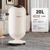 Кухонное мусорное ведро большой вместимости для дома Стильное высокое мусорное ведро с крышкой Мобильный контейнер для отходов, специально разработанный для кухни, без необходимости наклоняться