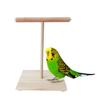Wooden Parrot Perch Toy T Stand Perch Bird Training Paw Grinding Toys Pet Cockatiel Cage Nest Play Platform Bird Supplies
