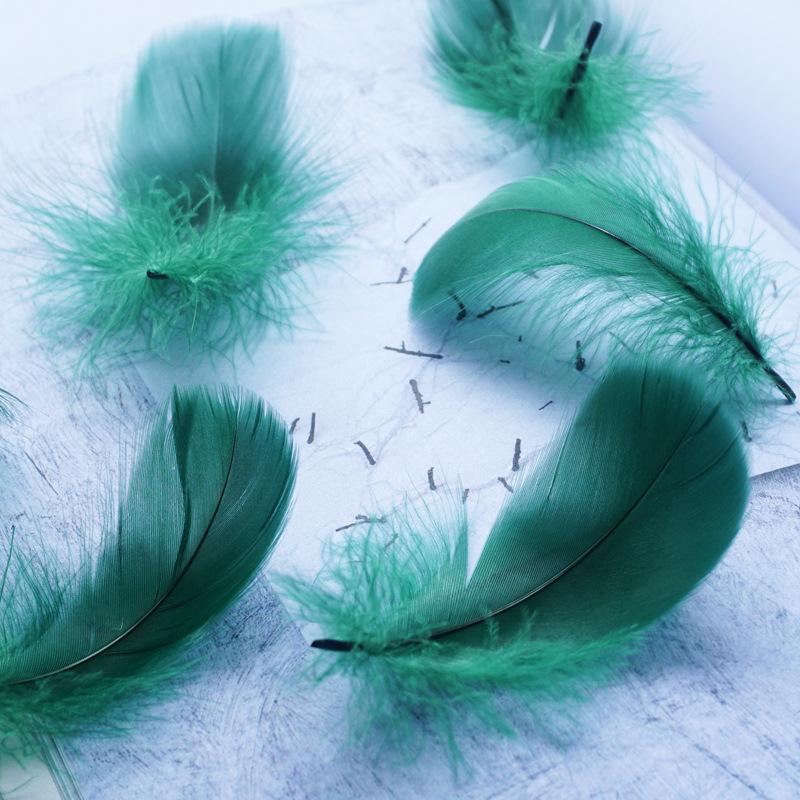 Natural Goose Feathers Plumes 4-8cm 8-12cm Swan Feather Plume for Home Decoration Craft DIY Wedding Jewelry Accessories 100pc