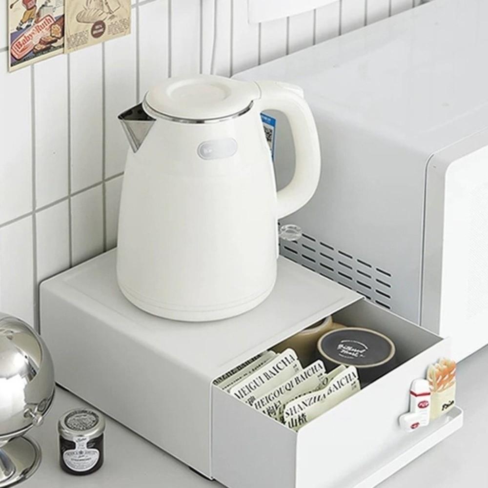 Metal Coffee Machine Table Drawer Storage Base for Coffee Pods, Tea Bags and Bar Counter