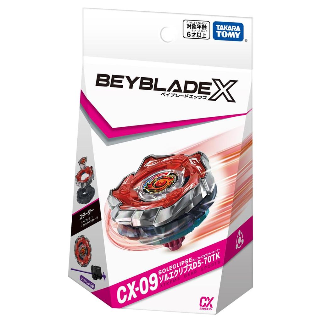 TAKARA TOMY BEYBLADE X Стартовый набор Sol Eclipse CX-09 D5-70TK