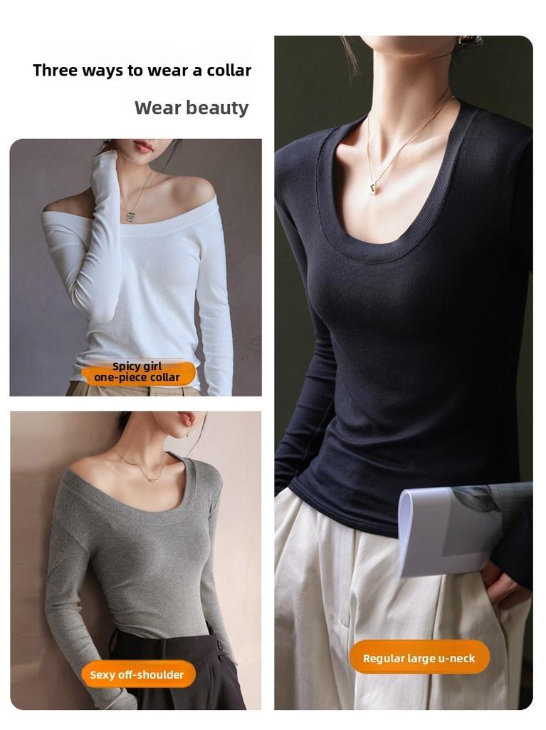 Moisturewicking Modale Long Sleeve T Shirt For Women With Slim Fit Comfort For Autumn Casual Wear