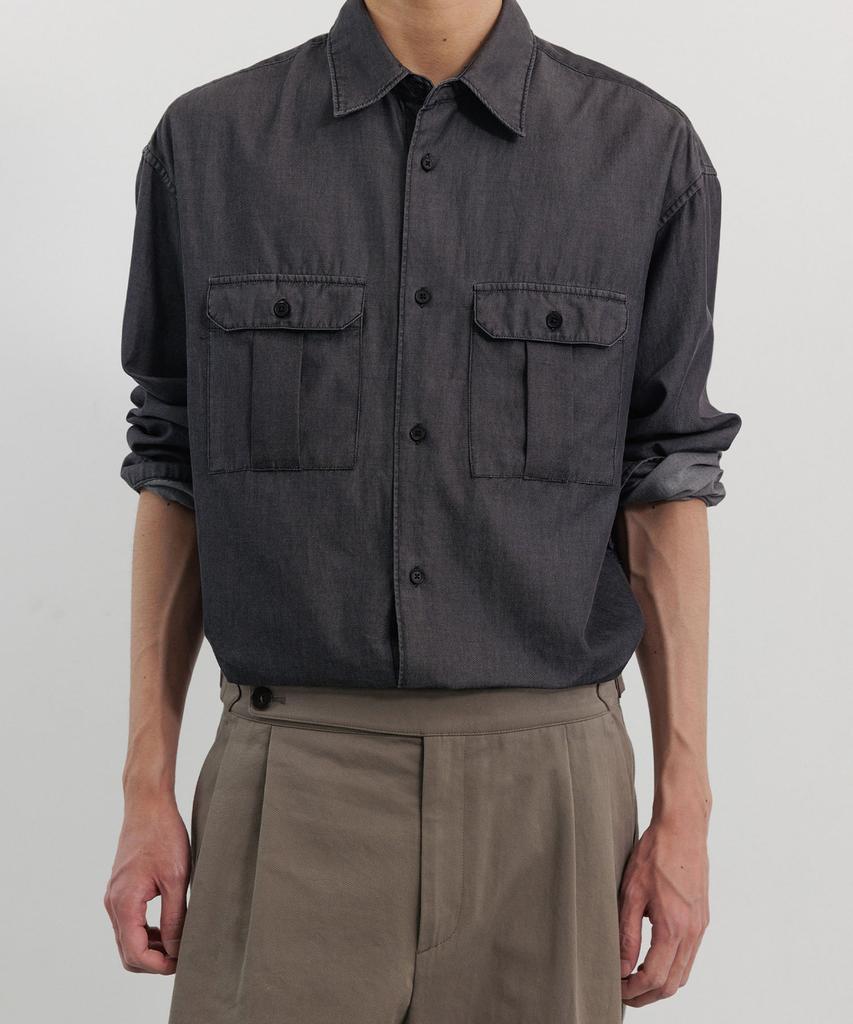 BLANKROOM Maren Shirt_Gray Denim