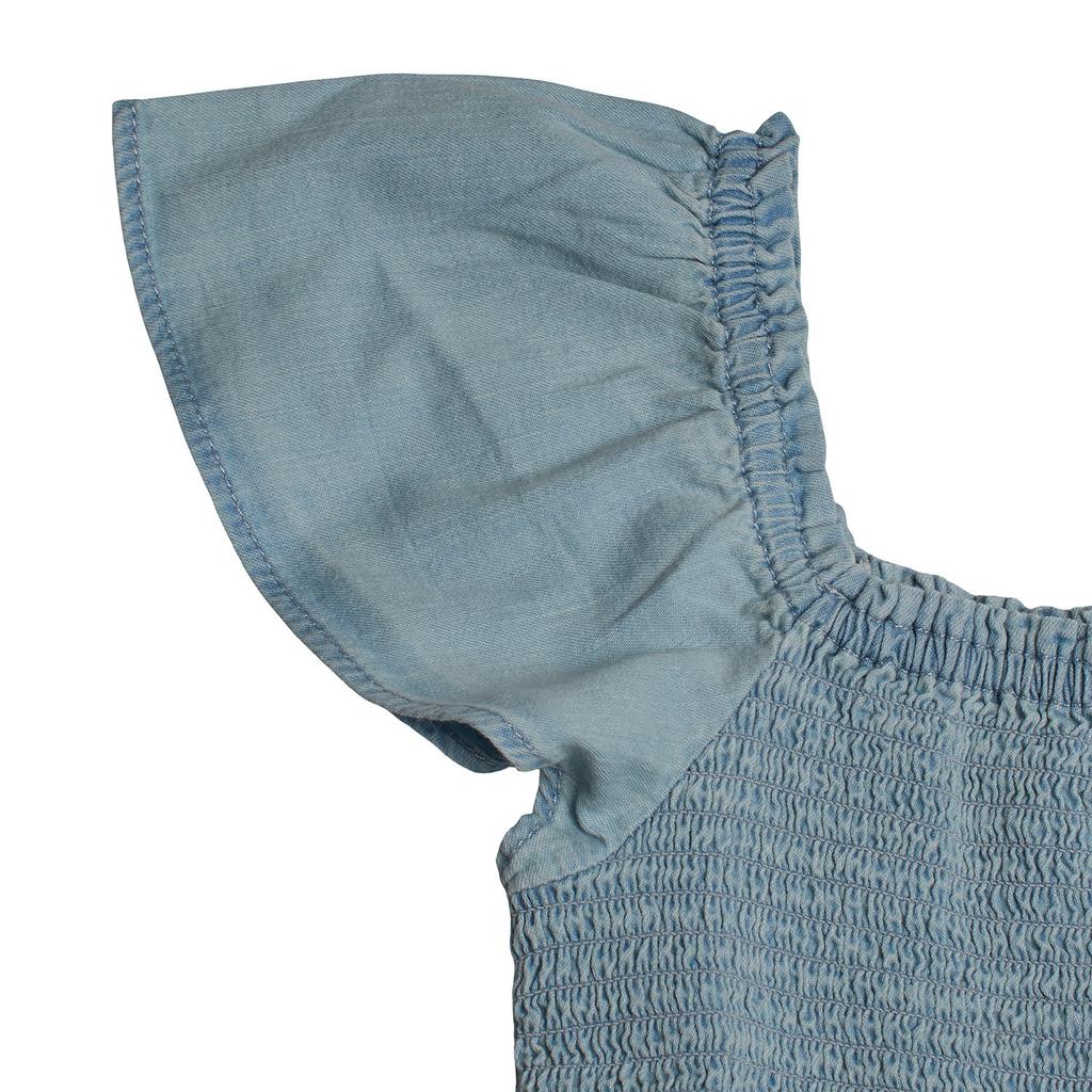 Blusa Denim Manga Corta 601107 para Niña