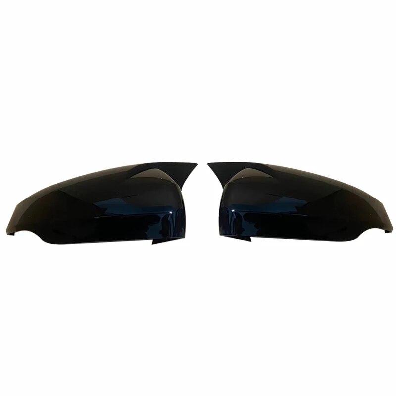 Rear View Mirror Cover For Volkswagen For VW Polo Mk6 AW GTI 2018- OX Horn Car Caps Shell Trim Carbon Fiber Look Exterior