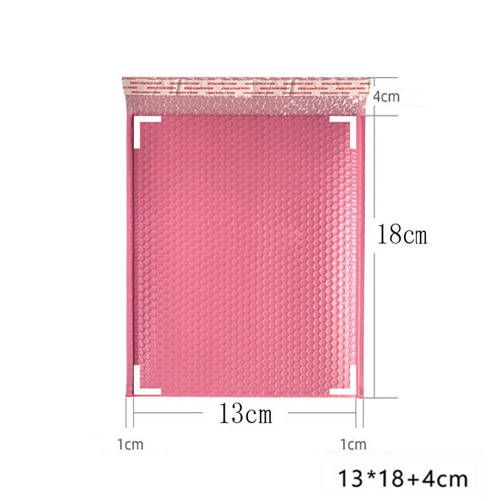 10Pcs Bubble Mailers Padded Envelopes Lined Poly Mailer Self Seal Pink