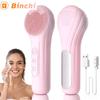 Sonic IPX7 Waterproof Facial Cleansing Brush Device Face Skin Care Scrubber Exfoliator Cleaner Vibration Massager Deep Cleansing