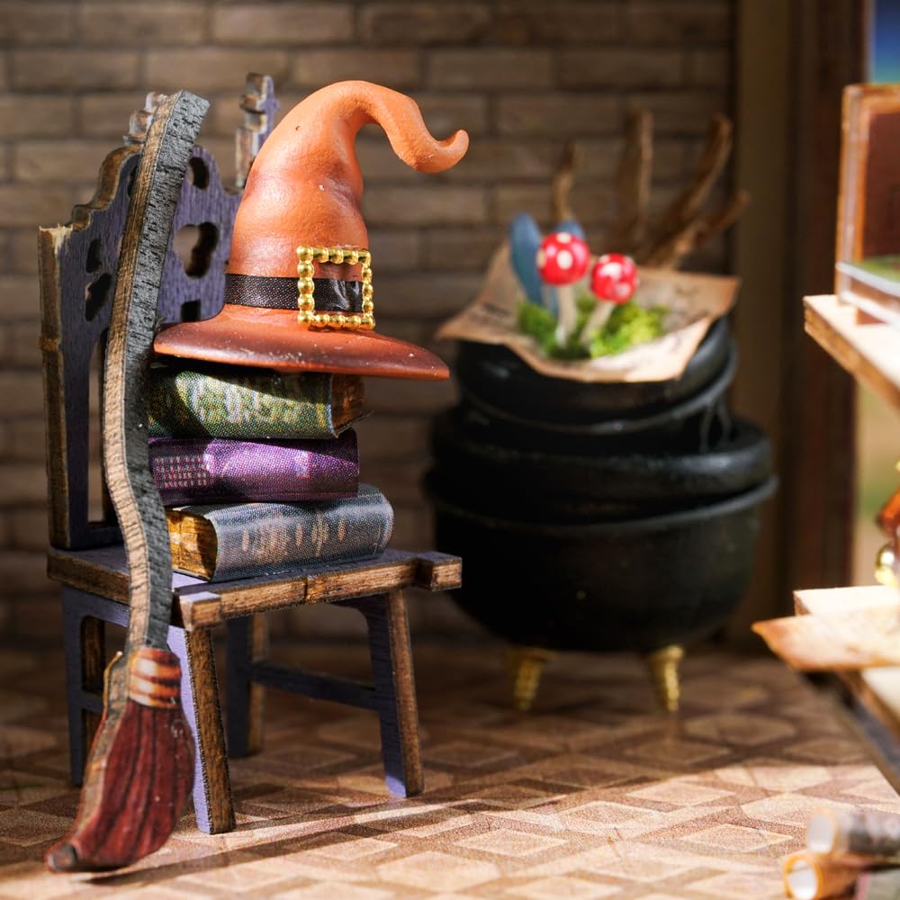 Cutebee DIY Magic Miniature House Kit Кукольный домик Набор ручной работы Легко собрать Набор для начинающих подростков Взрослые украшения Подарок на день рождения с