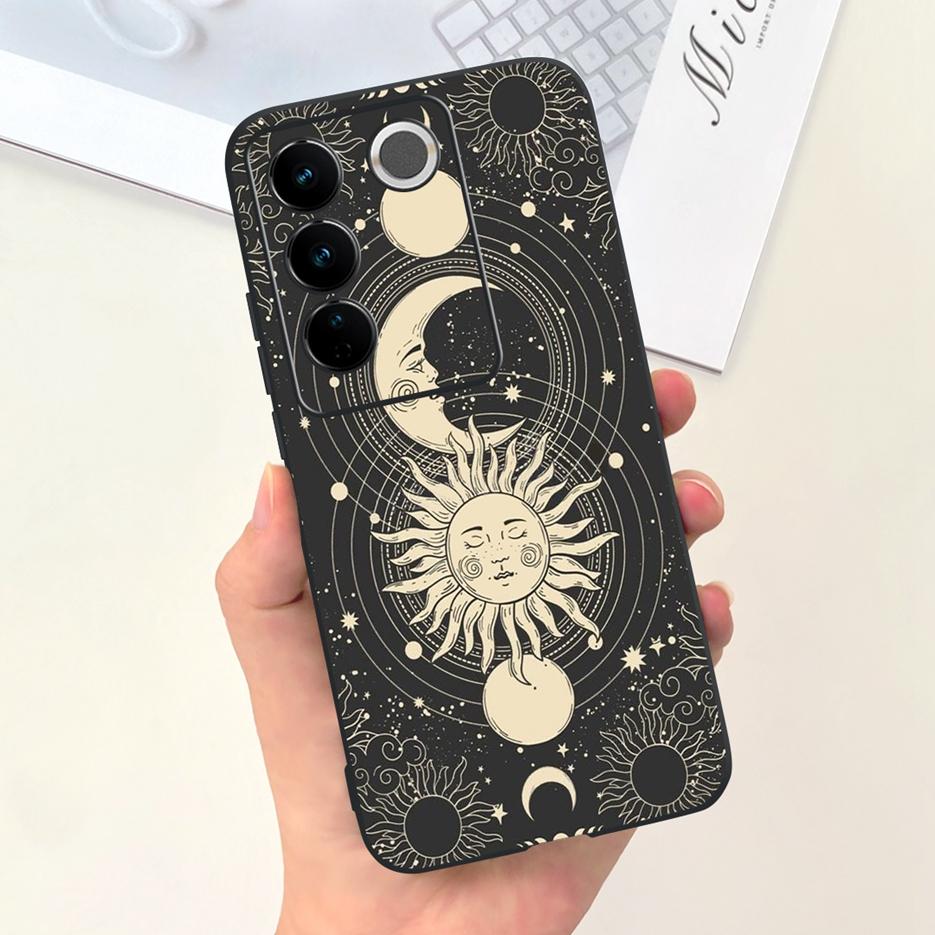 Чехол для Vivo V27 Чехол для Vivo V27e V2237 Милый Модный Расписной Чехол Мягкий Силиконовый Чехол для Телефона Для Vivo V27 Pro V 27 V27e Задняя Крышка Сумки
