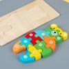Montessori Wooden Toddler Puzzles for Kids Montessori Toys for Toddlers 2 3 4 Years Old for Toddler Dinosaur Toy