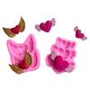 Baking Pan BPA Free Easy Clean Creative Valentine Day Wing Heart Chocolate Mold Tools Kitchen