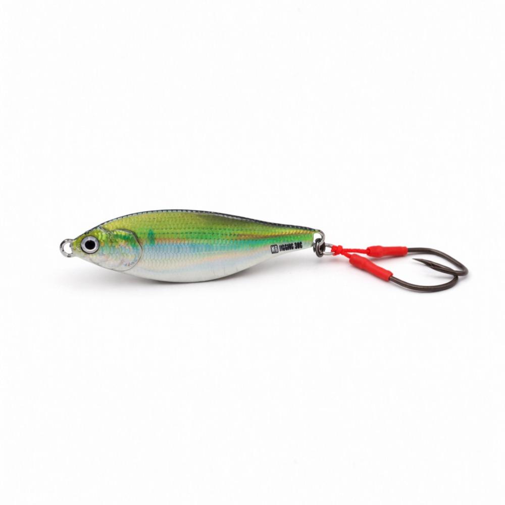 10g 20g Slow Falling Jig Realistic Action Jigging Bait Lure 3D Konosirus Metal Jig  Saltwater