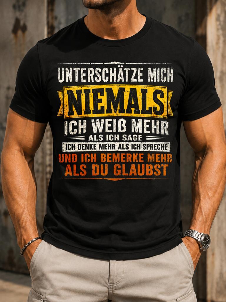 Gerunisexunterscze Mich Niemal Distressed Yellow Block Text Orange Ending Line And Vintage Quote Unisex All TShirt