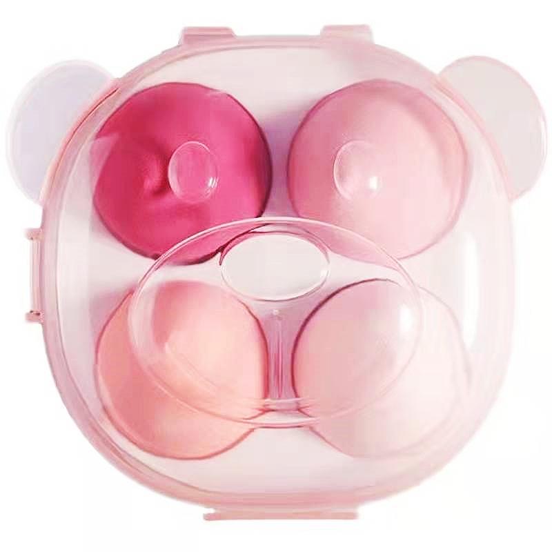 4 шт., женская губка для макияжа, губка для макияжа, пудра, губка для красоты, инструменты