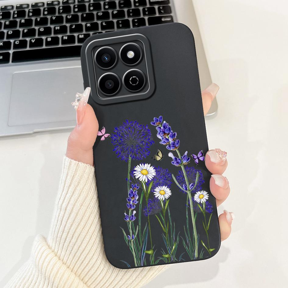 For Honor X7c 4G Case ALT-LX2 Shockproof Cover Sweet Girls Love Heart Soft Liquid Silicone Phone Cases For Honor 200 Smart Coque