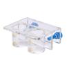 Transparent Acrylic Water Tube Soft Pipe Fixture for Fish Tank Aquarium(double Holes Fixture)