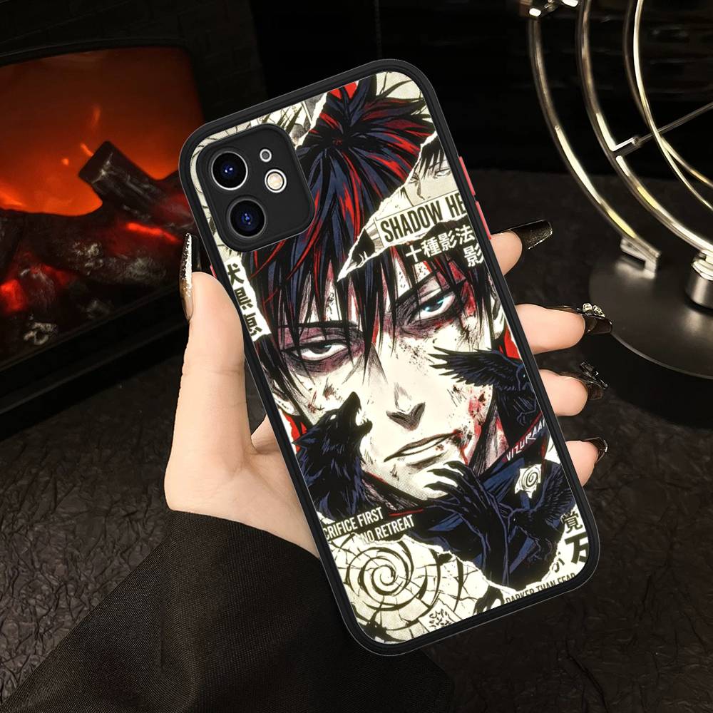 Чехол для телефона с персонажем аниме F-Fushiguro M-Megumi для IPhone 16e 16 15 14 13 12 11 Pro Max X XS Max Plus Матовый Прозрачный