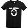 PEACH JO+ Good Riddance Логотип Полосатый Унисекс 100% Хлопок Футболки с коротким рукавом Черный