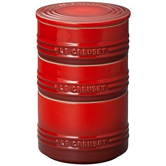 Le Creuset Термостойкий контейнер Набор штабелируемых рамекинов Вишнево-красный Морозостойкий Совместим с микроволновой печью Свадебное торжество Юбилей Невеста