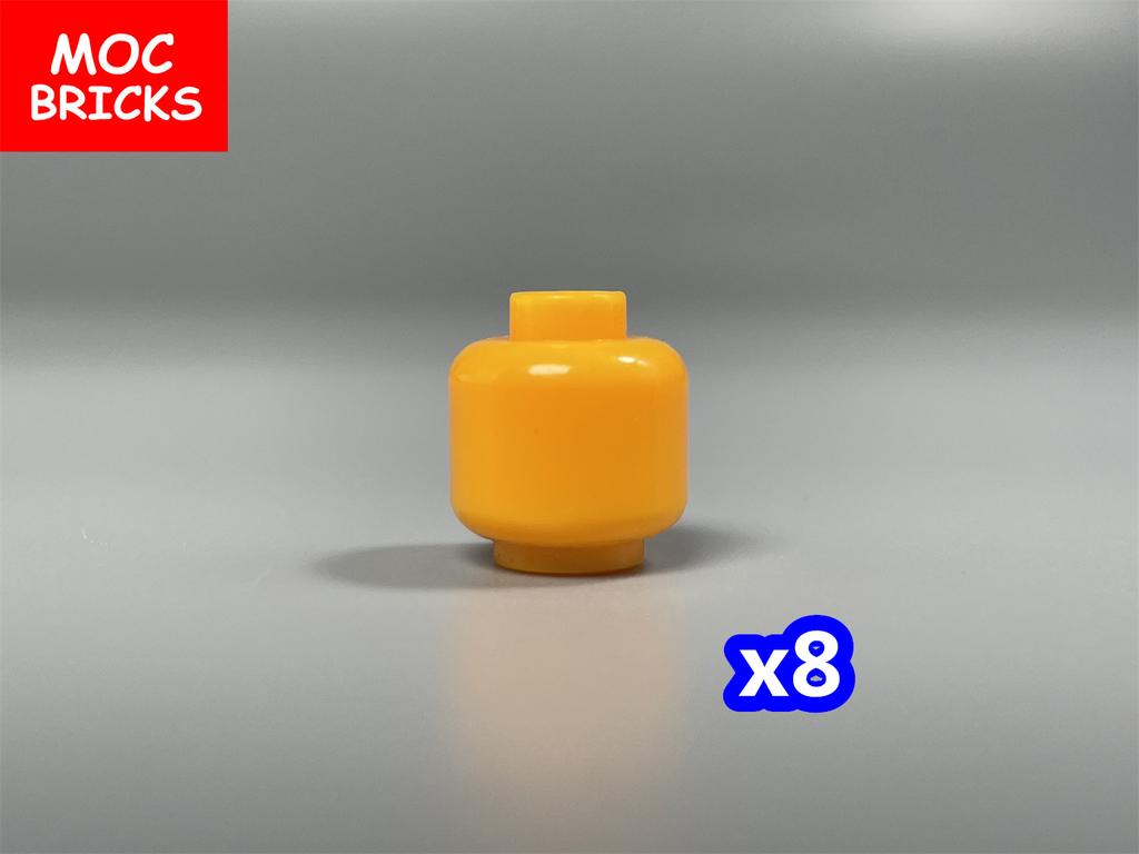 Фигурка MOC Bricks Пустая Голова Лицо Банка Бутылка Аксессуары Собранная Деталь Строительные Блоки Игрушки Для Детей