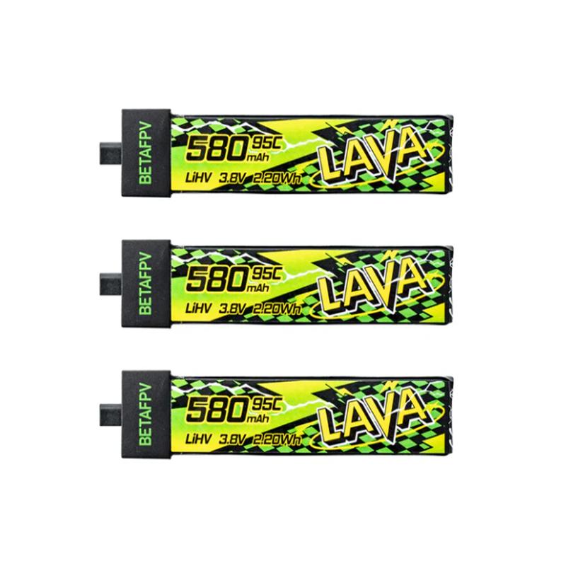 BETAFPV LAVA II 580mAh 1S Battery BT2.0 For Air75, Meteor75 Pro Whoop Drone FPV For 6 Ports 1S Battery Charger & Adapter