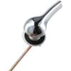 Brushed Nickel Replacement Kit Stainless Steel Universal Toilet Flush Handle  Toilet Tank