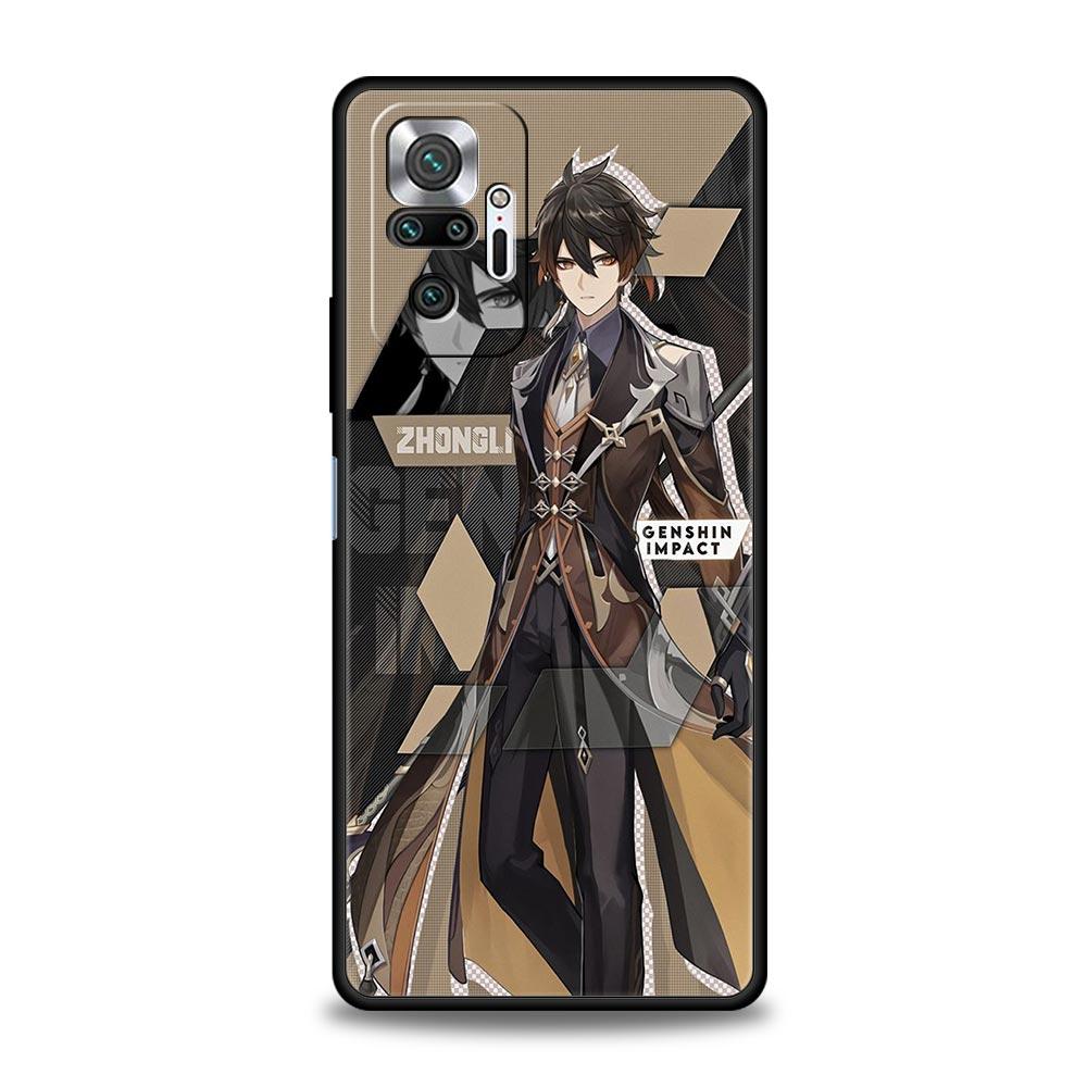 Роскошный чехол для телефона Hu Tao Genshin Impact для Xiaomi Redmi Note 12 11 10 Pro Plus 9S 9 8 7 9T 8T 9C 9A 5G K40 Gaming Soft Cover