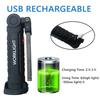 Lampe de poche - WGHY - 2pcs set - Rechargeable USB - 5 modes - Multifonctionnelle