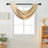 1 шт. LOZUJOJU, европейская роскошная однотонная занавеска с кружевной отделкой для декора маленького окна 70x42 см