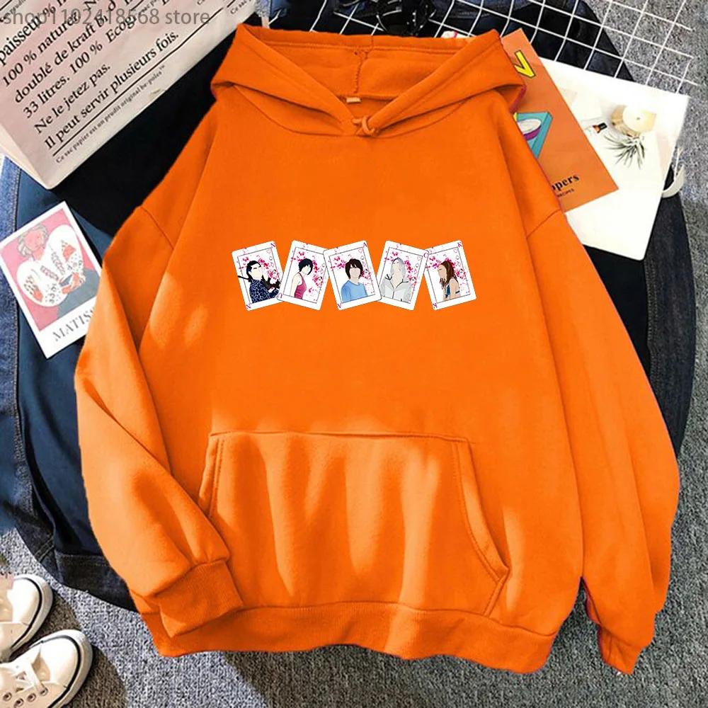 Alice In Borderland толстовки мужские персонажи карты толстовка уличная одежда женская верхняя одежда Y2k Sudadera мужская одежда