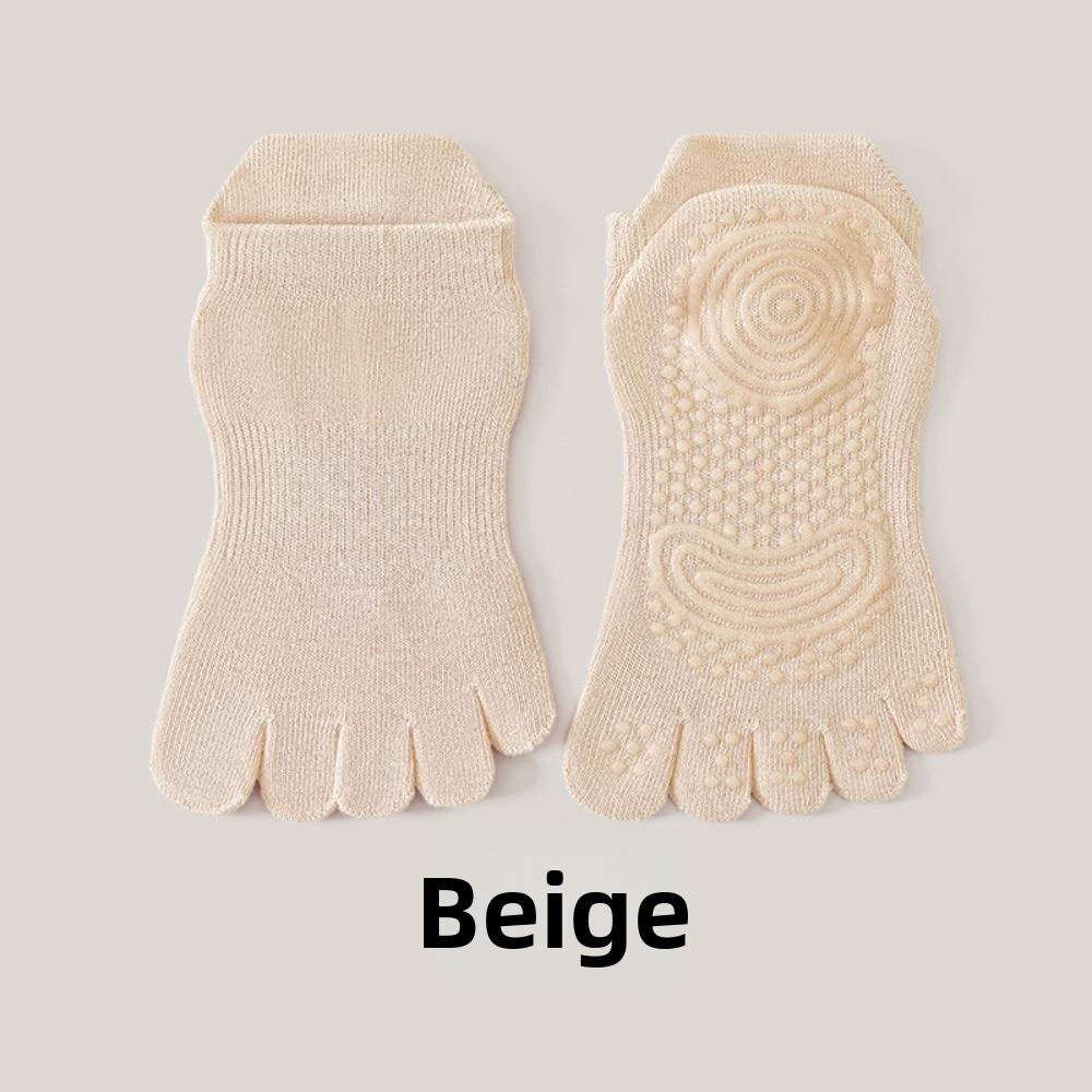 Cotton Women's Sports Yoga Socks Anti-slip Floor Toe Socks Five-toe Socks Ballet