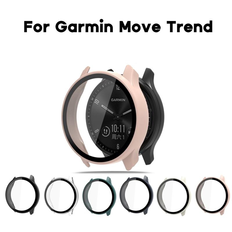 Защитный чехол для Move Trend Водонепроницаемый Защитная пленка для экрана Рамка Корпус Умные часы Цельный Корпус Стекло Пленка Аксессуары