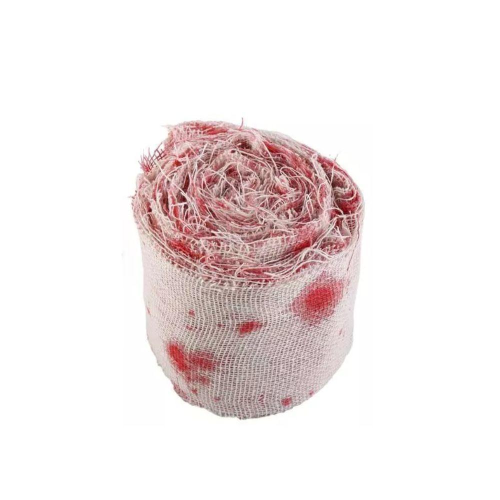 Хеллоуин марлевая ткань Экологичная искусственная кровяная марля DIY искусственная кровяная повязка