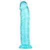 Straight General Eggless Dildo Crystal Simulation Penis Transparent Jelly Wearing Female Masturbation Device