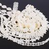 Multi-Size ABS Imitation Pearl Beads Chain Trim for DIY Wedding Dress Costume Applique Craft Accessories