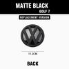 1/2Pcs For Volkswagen VW Golf 7 MK7 2014 2015 2017 2016 Car Front Bonnet Grill Rear Trunk Emblem Logo Cover Replacement Badge zr5