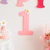 Мори Простой Фетр С Днем Рождения Вечеринка Цифровая Наклейка На Стену Украшение для Вечеринки в Первый Год Ребенка Реквизит для Фото
