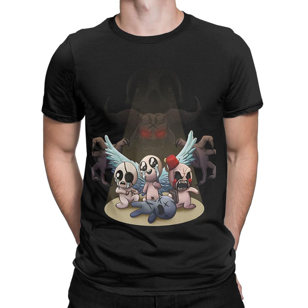 The Binding Of Isaac Черный Постер Новинка Графический 100% Хлопок Футболка The Binding Of Isaac Rebirth Топы Футболки Для Унисекс