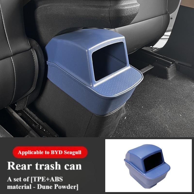 Для BYD Seagull Dolphin MINI 2025 2025 2025 Навесное Ведро для мусора Коробка Задний Ящик для хранения мелочей Аксессуары для стайлинга интерьера