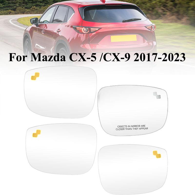 Left Right Rearview Mirror Glass With Heated Plate For Mazda CX-5 CX-9 2017 2018 TK71-69-1G7 TK71691G7
