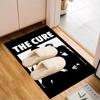 The Cure Band Portraits Floor Mat for Living Room, Game Rooms, Office, Bedroom, Office Floor Mat Playful Design, Christmas fan gifts