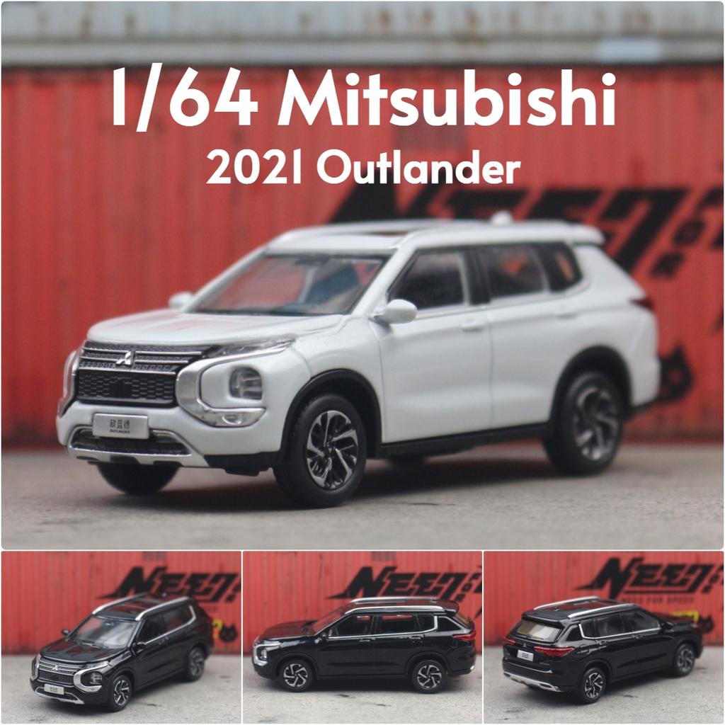 1/64 Mitsubishi Outlander SUV Sport Миниатюрная модель 1:64 литые металлические игрушечные машинки для демонстрации коллекции бесплатных колес в подарок мальчикам